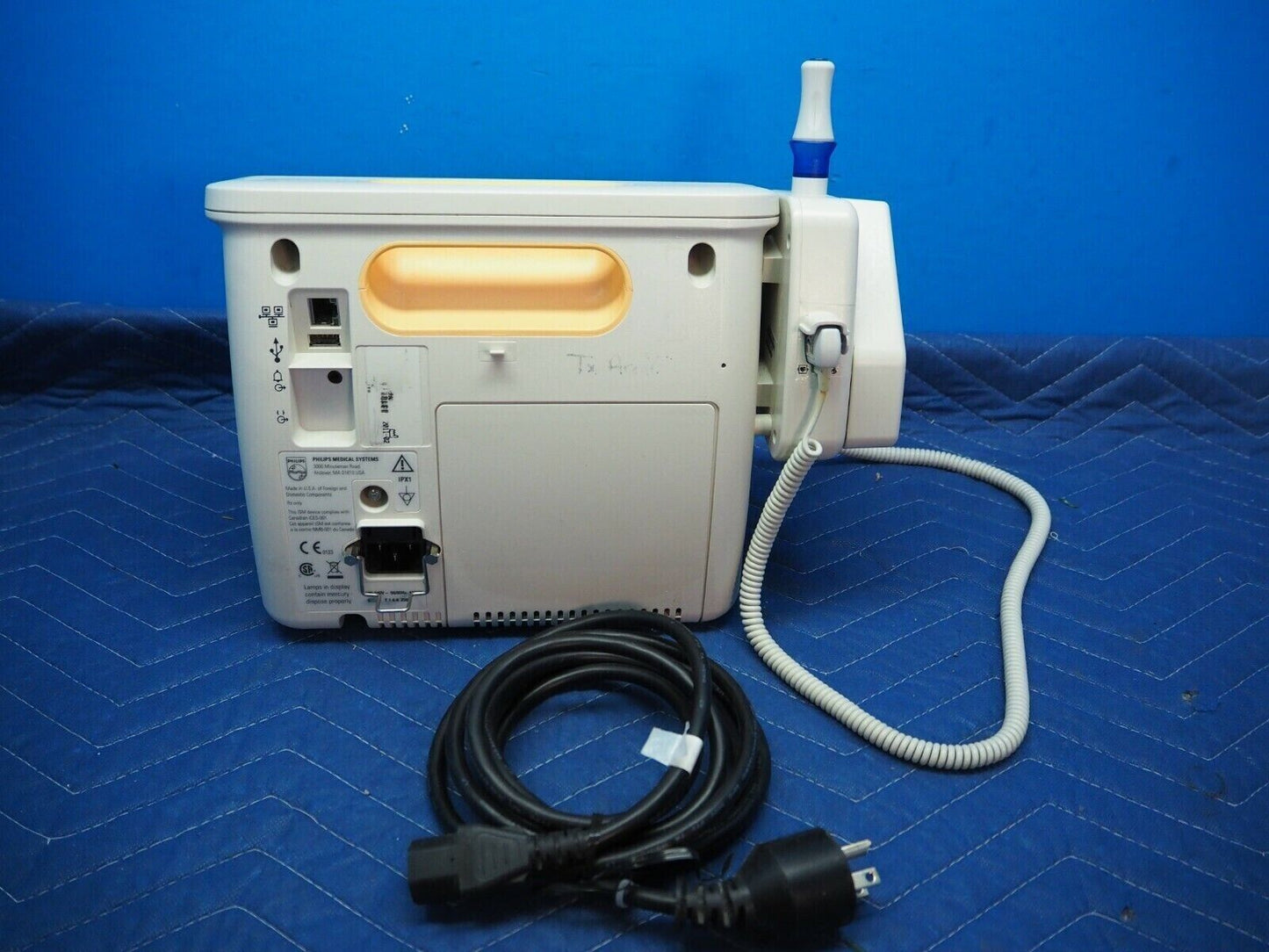 Philips SureSigns VS3 Patient Monitor with NIBP, SpO2, Temperature, Recorder & Cables