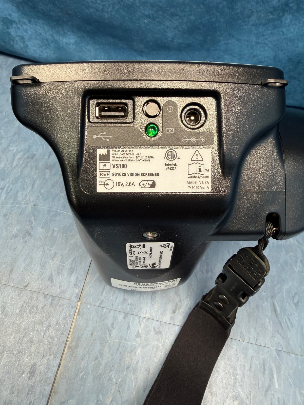 Welch Allyn VS100 Spot Vision Screener with AC Power Adapter, Good Battery, Case and 90 Day Warranty