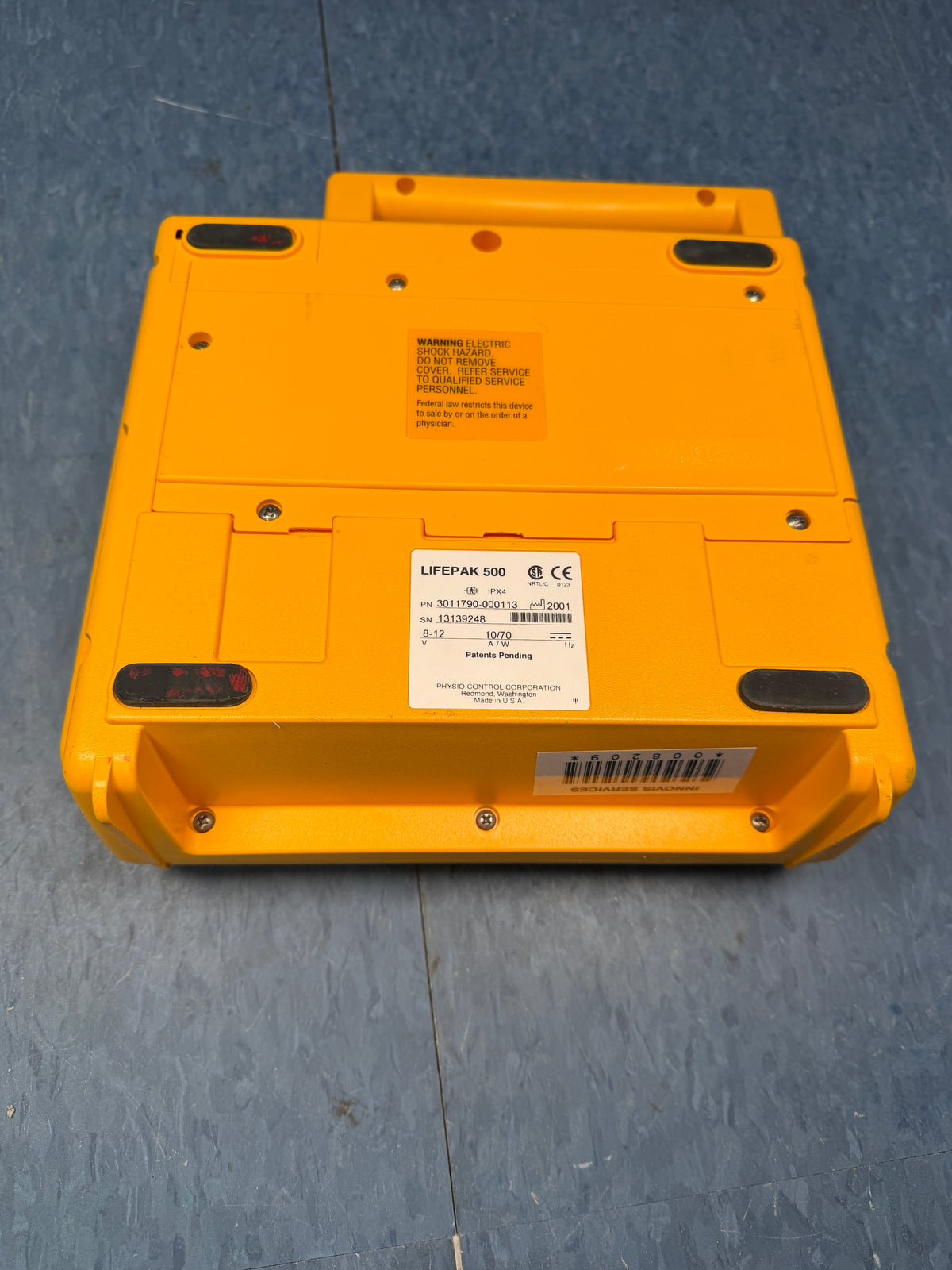 Medtronic Physio-Control Lifepak 500 Automated External Defibrillator AED