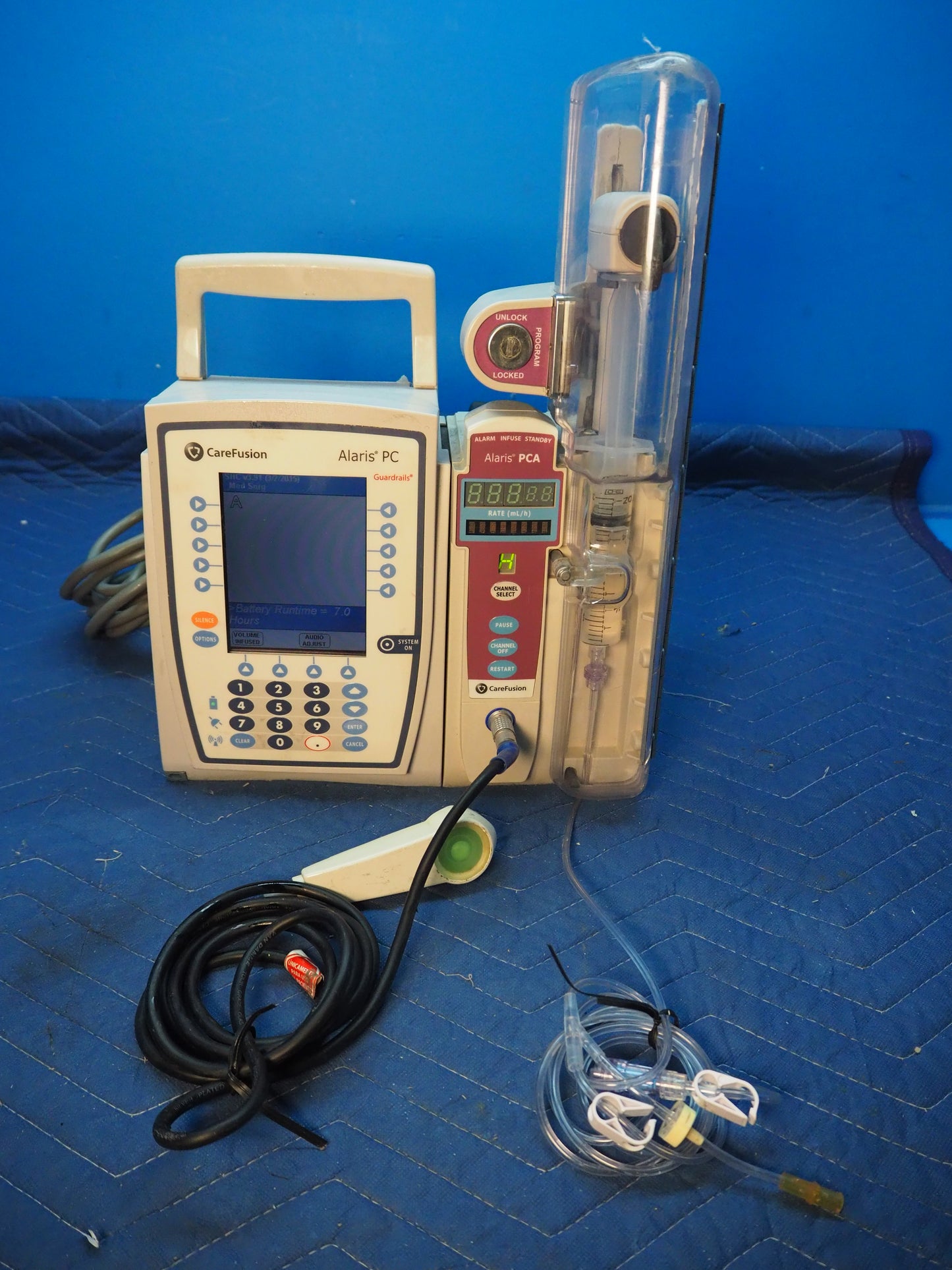 Carefusion Alaris PC PCA Pump 8015 and 8120 & Module
