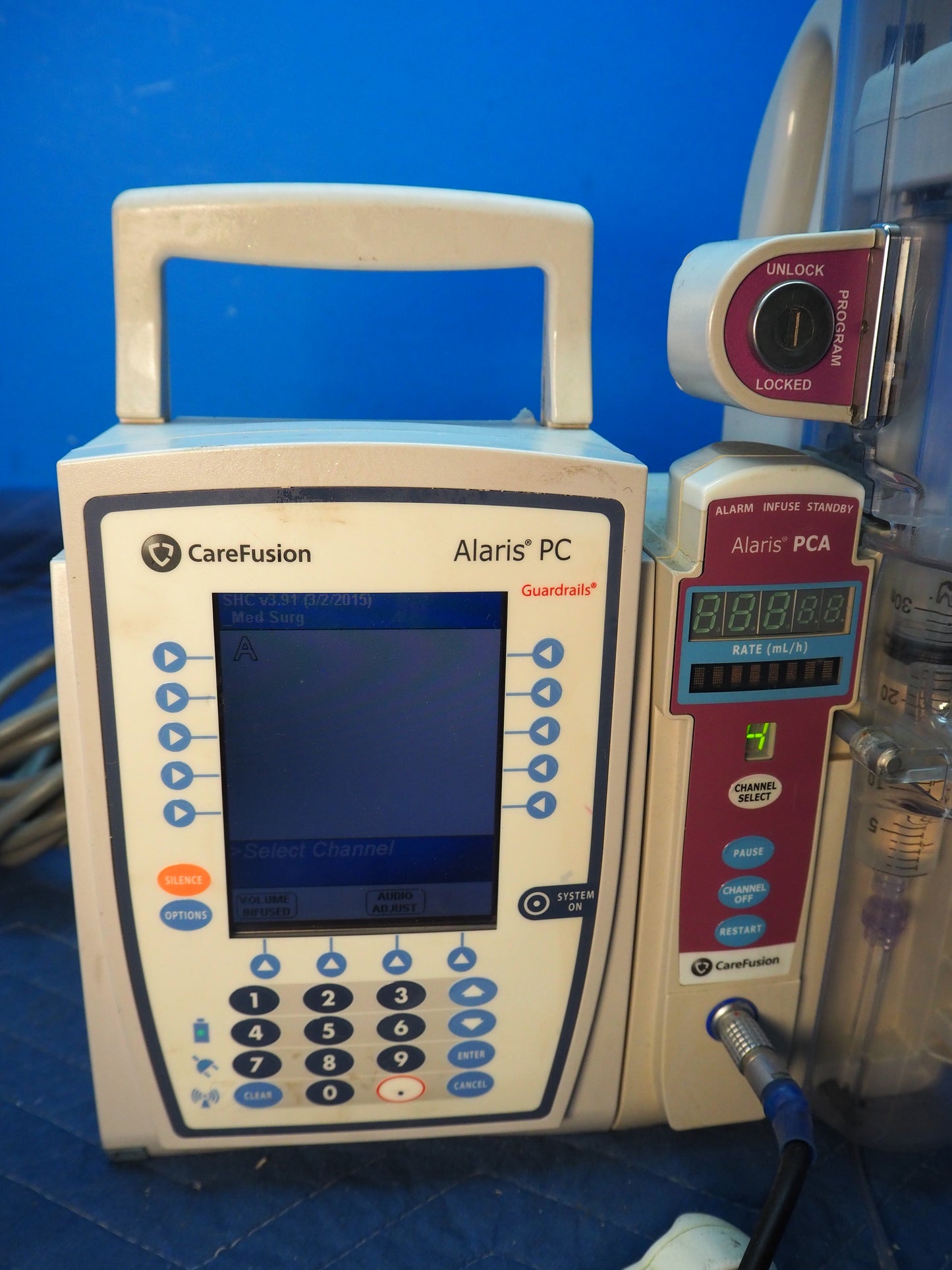 Carefusion Alaris PC PCA Pump 8015 and 8120 & Module