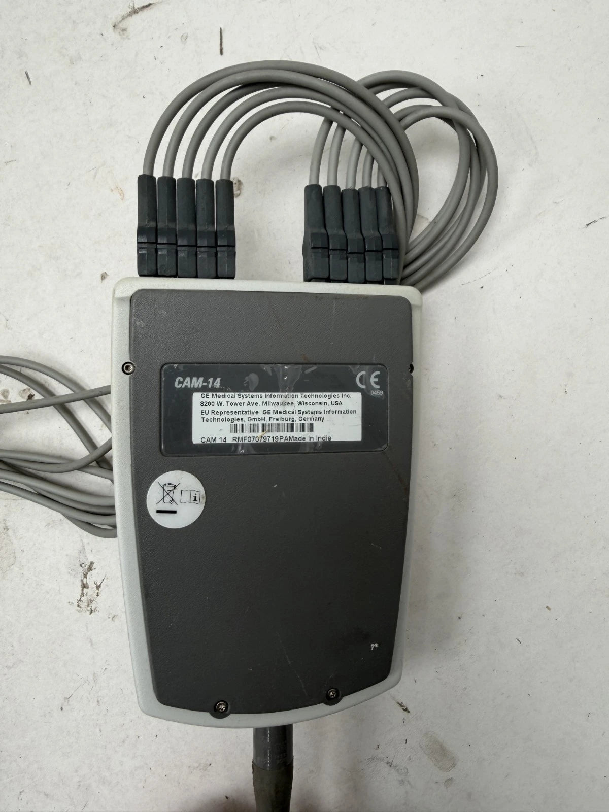 GE Marquette MAC 5000 EKG ECG With Cam-14 Acquisition Module