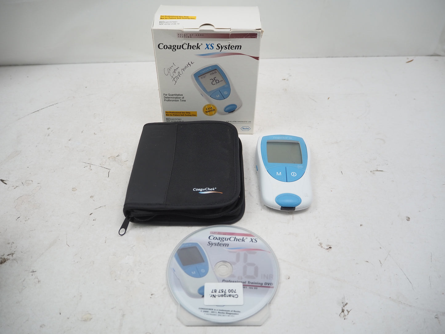 CoaguChek XS PT/INR Monitoring System with Case
