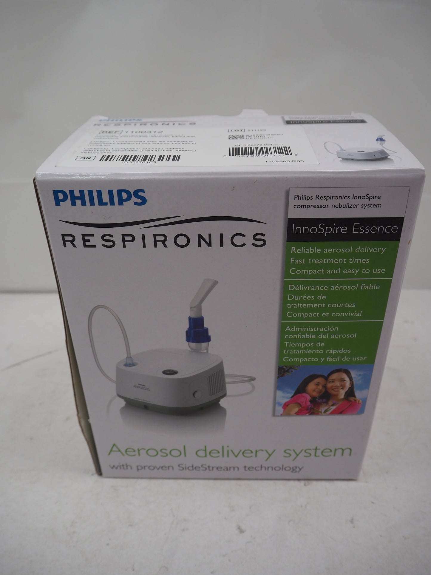 Philips Respironics InnoSpire Essence Aerosol Delivery System - New in Box