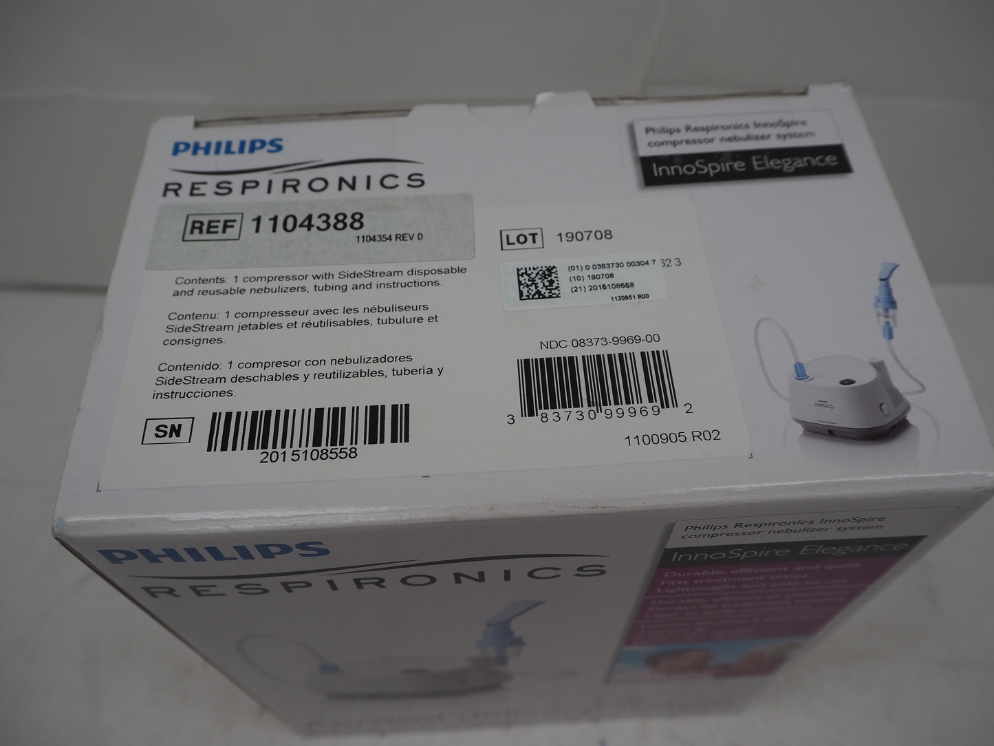 Philips Respironics InnoSpire Elegance Aerosol Delivery System - New in Box