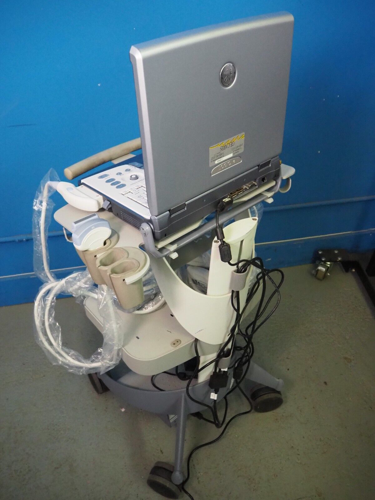 GE Logiq e Portable Ultrasound with 8L 3S 12L 4C and TE Probes