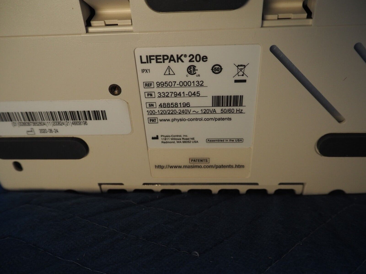 Physio-Control Lifepak 20e with Pacing & Masimo SpO2  -  New in Box