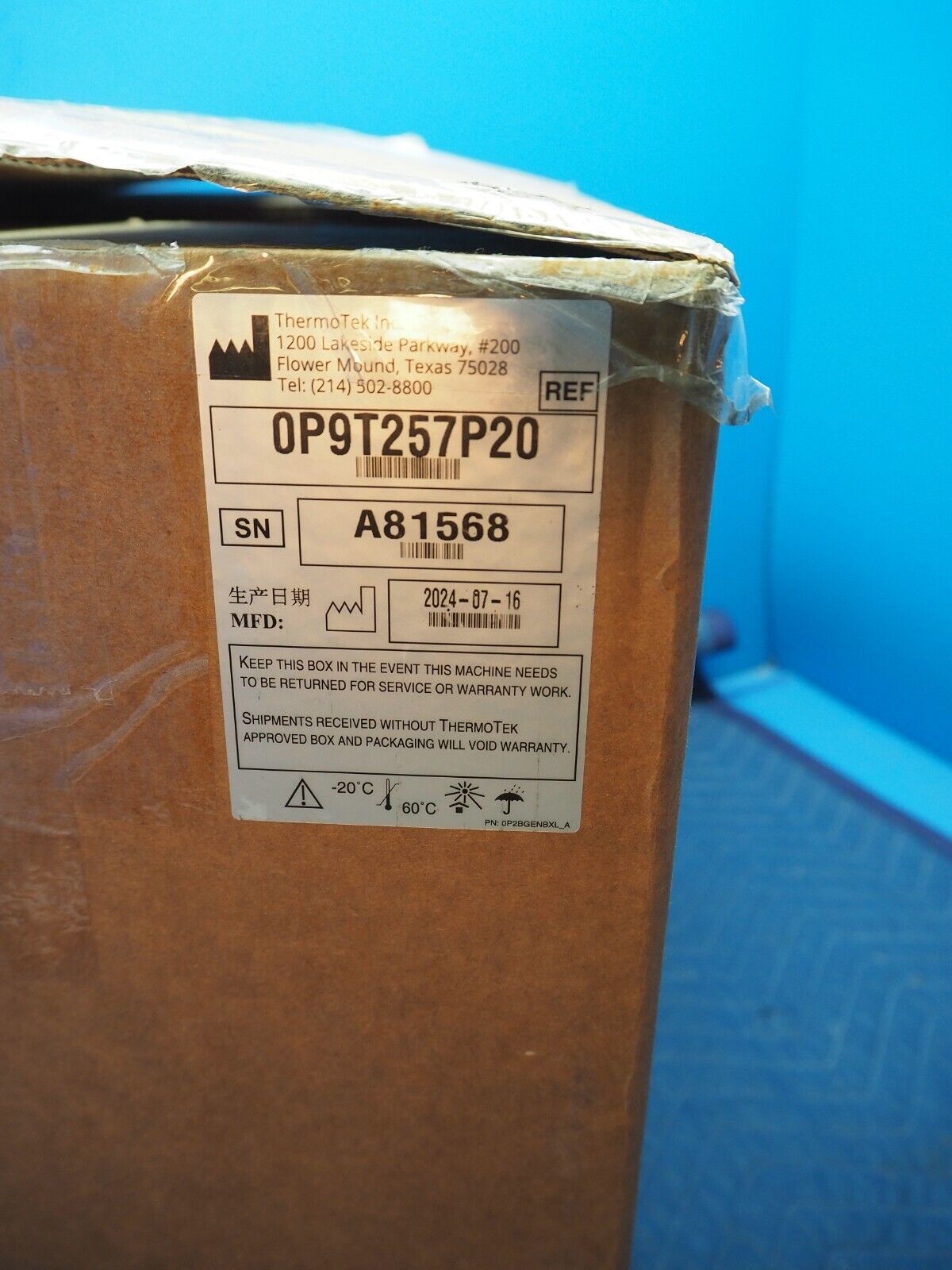 ThermoTek T257P-20 Thermoelectric Recirculating Chiller in Box 2024