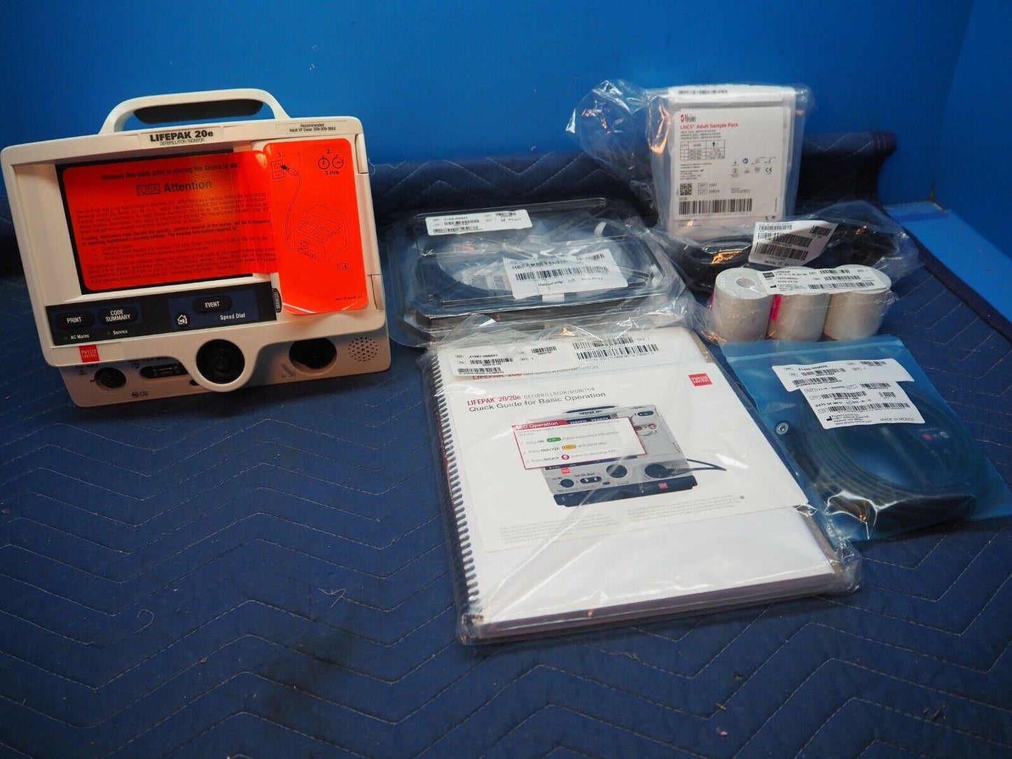 Physio-Control Lifepak 20e with Pacing & Masimo SpO2  -  New in Box