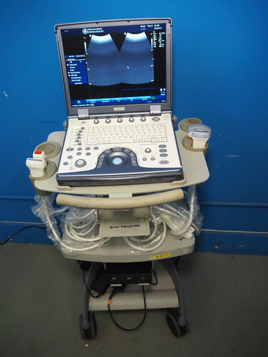 GE Logiq e Portable Ultrasound with 8L 3S 12L 4C and TE Probes