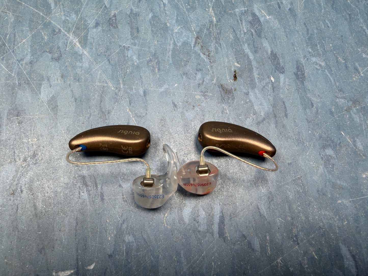 Signia Pure C & G 7AX Hearing Aids with Portable RIC Charger