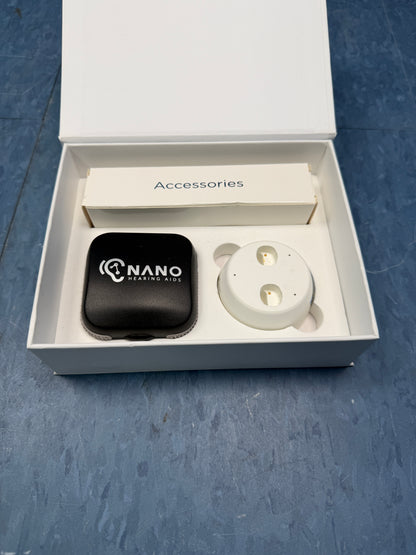 NANO OTC CIC Digital Hearing Aid Rechargeable Device with Charging System