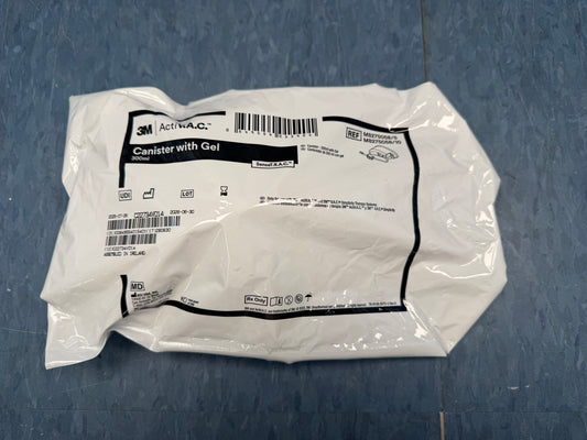 5 New Sealed 3M ActiVAC 300ml Canister with Gel M8275058/5 Expire 2028