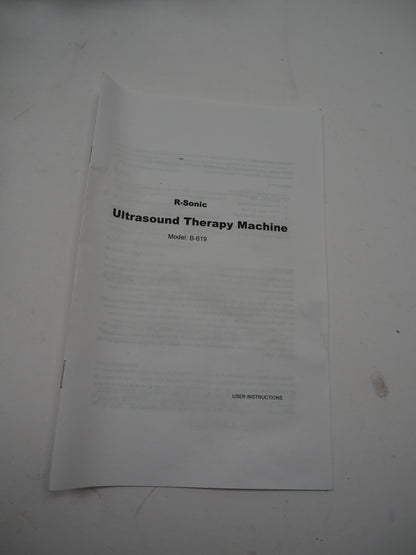 R-Sonic Model B-619 Ultrasound Therapy Machine - Therapeutic Ultrasound