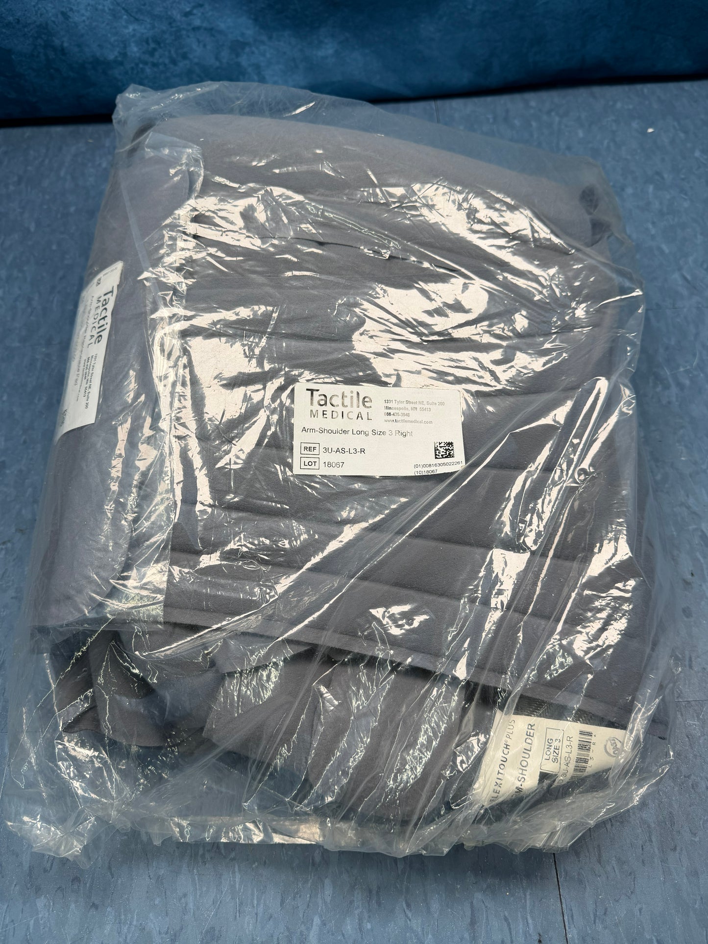 Tactile Medical Flexitouch Plus Lymphedema Compression Garment Arm-Shoulder Long Size 3 Right Item ID: 3U-AS-L3-R