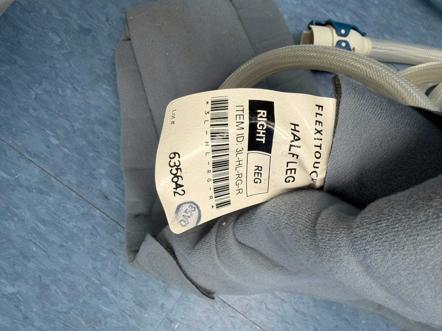 Tactile Medical Flexitouch Plus Lymphedema Compression Garment Half Leg Right Regular Item ID: 3L-HL-RG-R