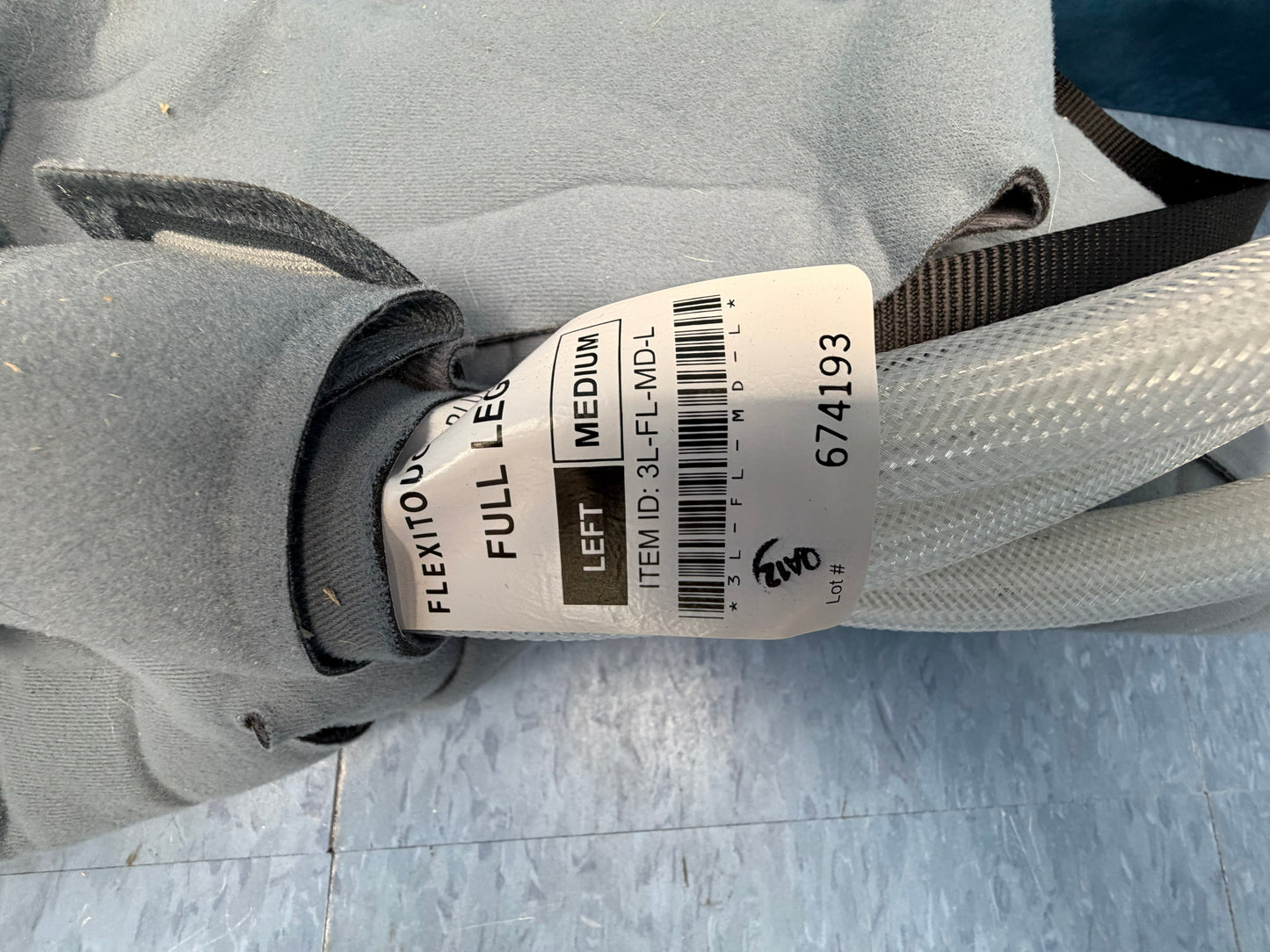 Tactile Medical Flexitouch Plus Lymphedema Compression Garment Full Leg Left Medium Item ID: 3L-FL-MD-L