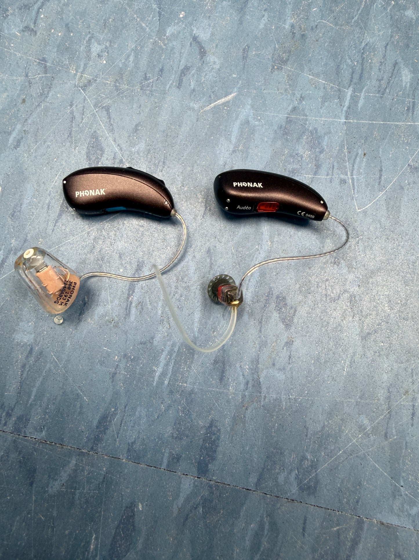 Pair of Phonak Audeo P70 R Hearing Aids with Case