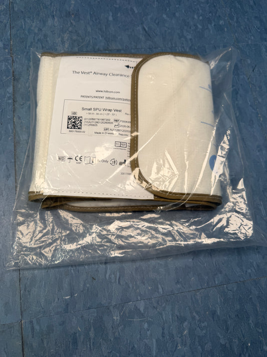 Hill-Rom P300630000 SPU Wrap Vest - Small 23-33" for Airway Clearance System