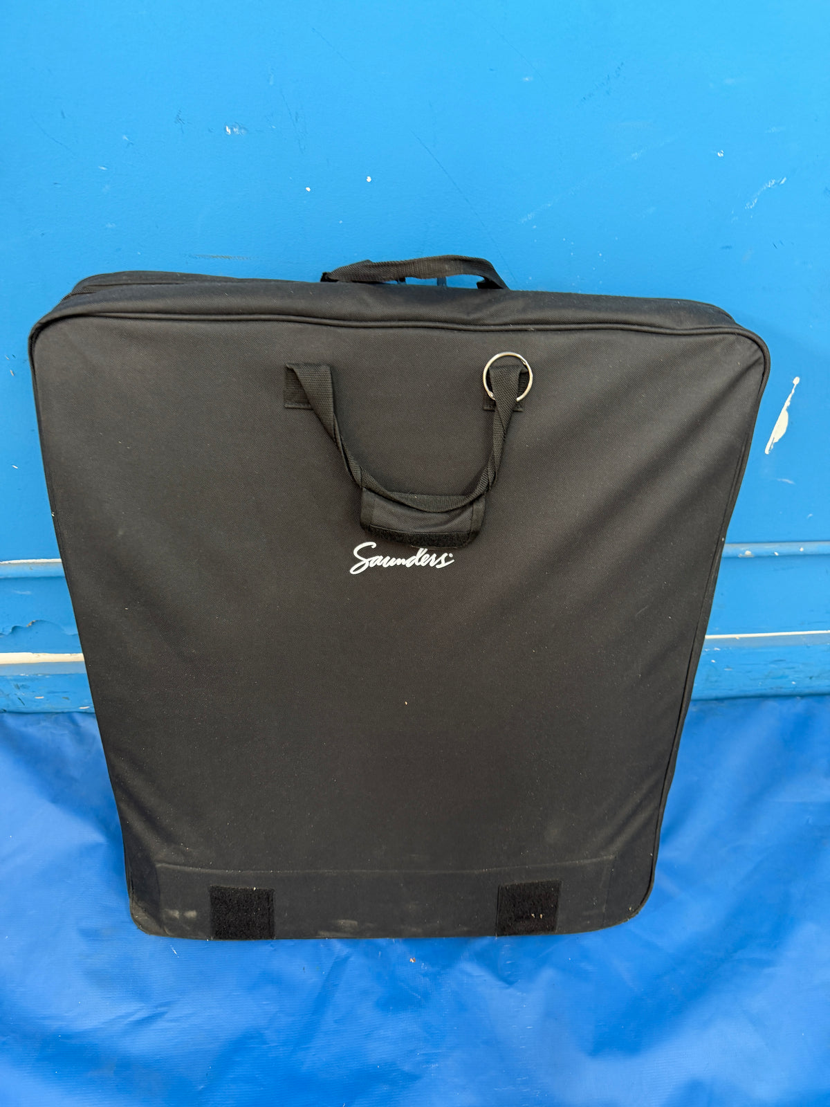 Saunders Lumbar Traction Spinal Decompression Device In Case with Hand Pump