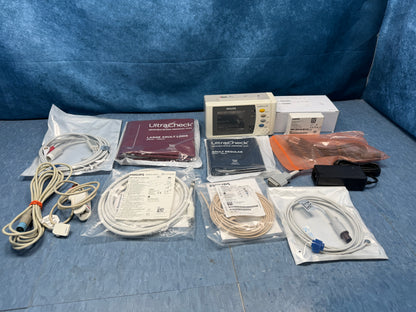 Philips X2 IntelliVue Patient Monitor with New Charger, New Battery and New Patient Cables