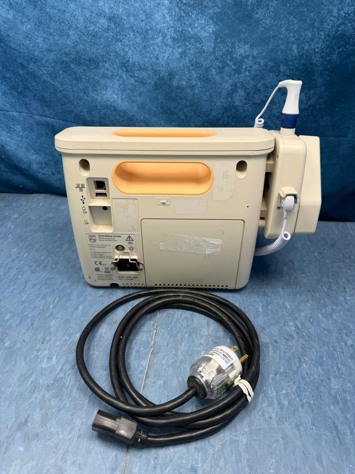Philips SureSigns VS3 Patient Monitor with NIBP, SpO2, Temperature, Recorder, Cables and Battery