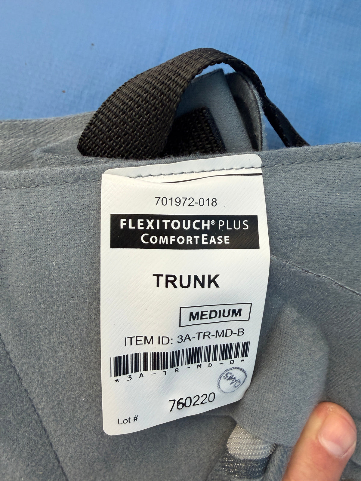 Tactile Medical Flexitouch Plus ComfortEase Lymphedema Compression Garment Trunk Medium Item ID: 3A-TR-MD-B