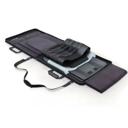 New Saunders Lumbar Traction Spinal Decompression Device In Case with Hand Pump