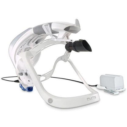 8x Stryker Flyte 0408-645-000 Surgical Helmets, Charger, 10 Batteries & 2x Headlights