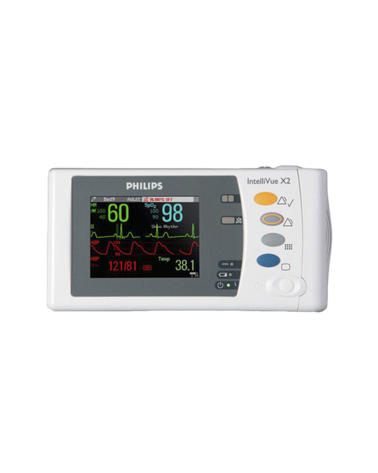 Philips X2 IntelliVue Patient Monitor with New Charger and Patient Cables - Masimo SpO2 - Tested with 90 Day Warranty