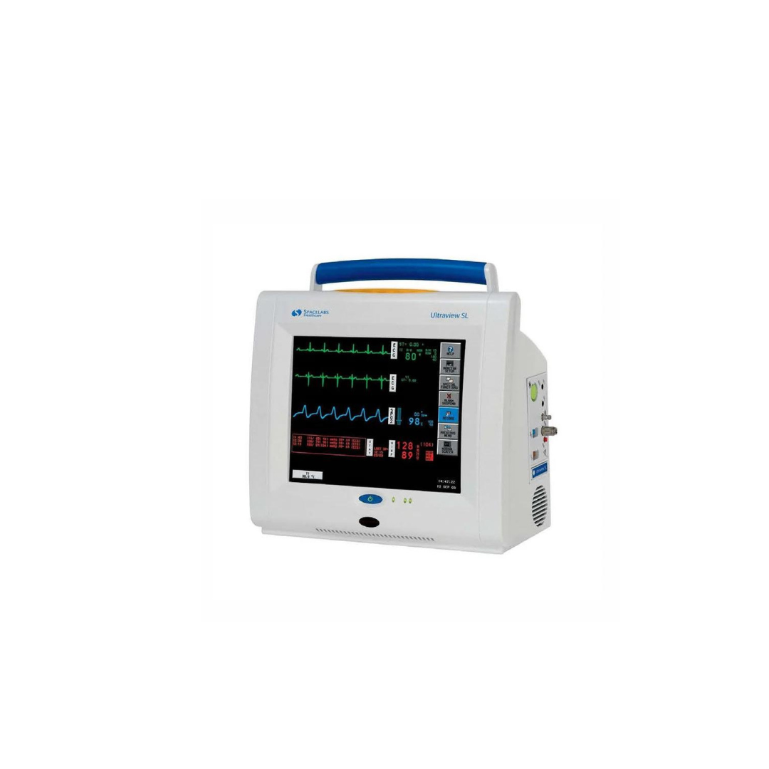 Spacelabs Ultraview SL2400 Patient Monitor with 91469 & 91493 Modules and Patient Cables