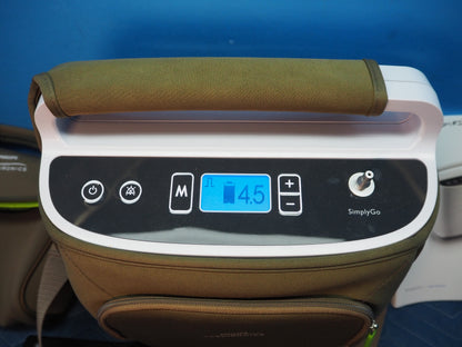 Philips Respironics Simplygo Portable Oxygen Concentrator with Bag and Charger