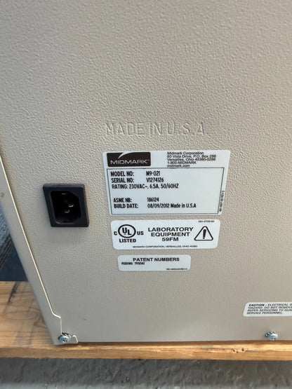 Midmark Ritter M9 Ultraclave Sterilizer Autoclave with only 255 Cycles