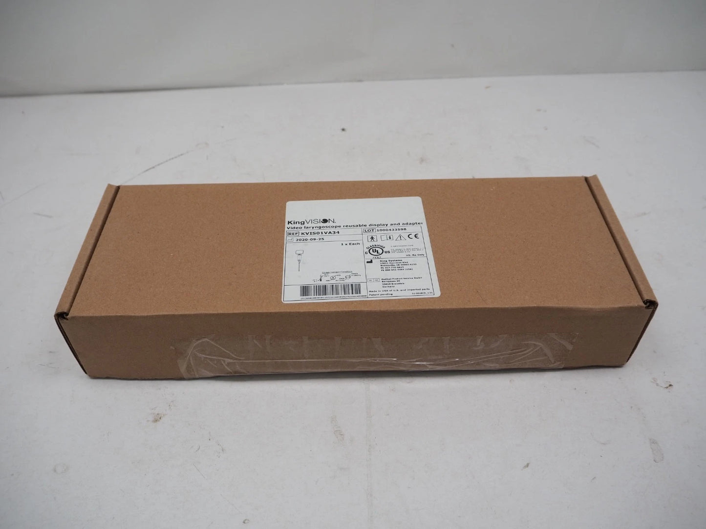 King Vision / AMBU Legend Master Video Laryngoscope - KVIS01VA34 - NEW in Box