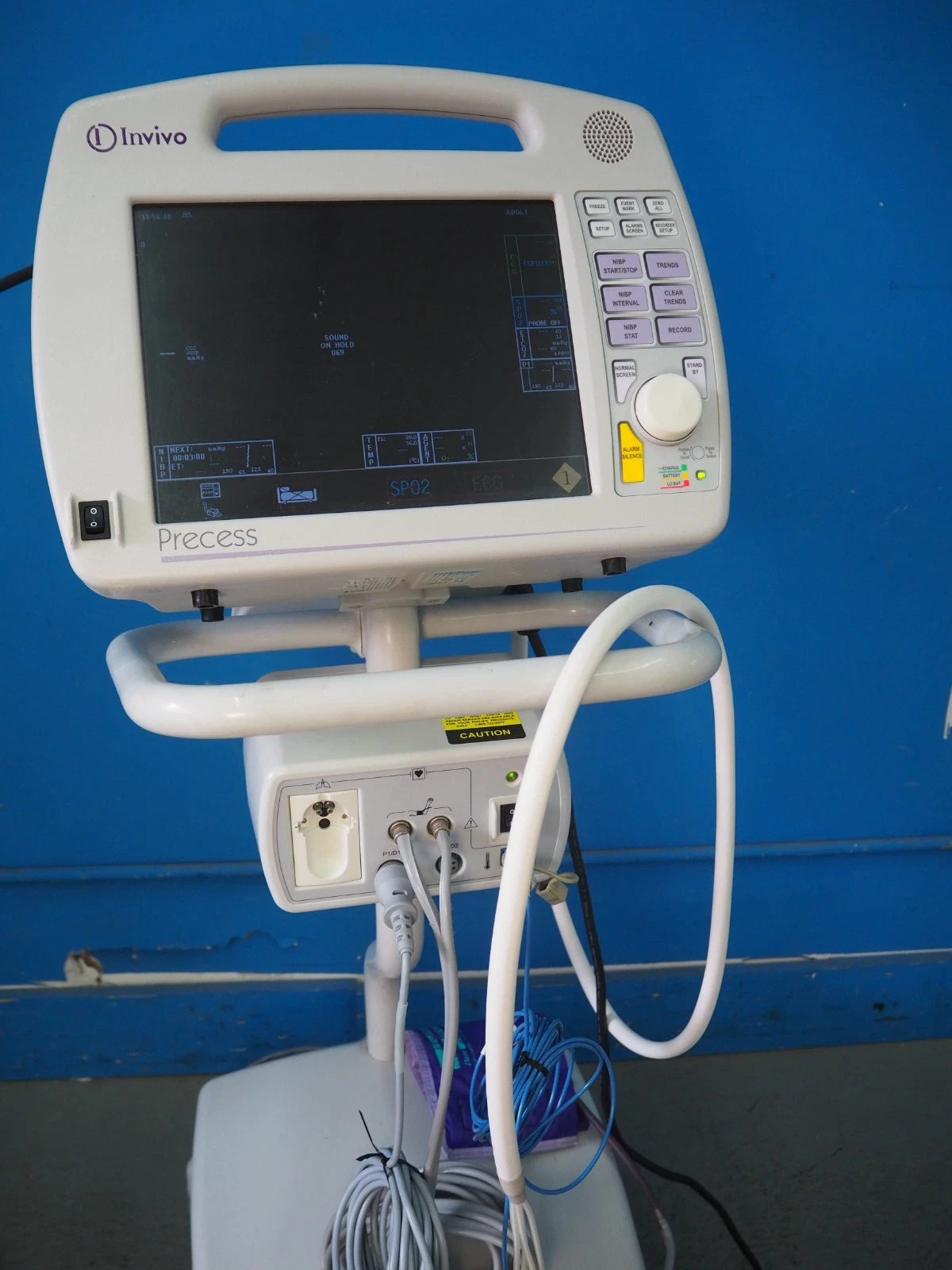 Invivo Precess 3160 MRI Patient Monitor System with SpO2 ECG Modules