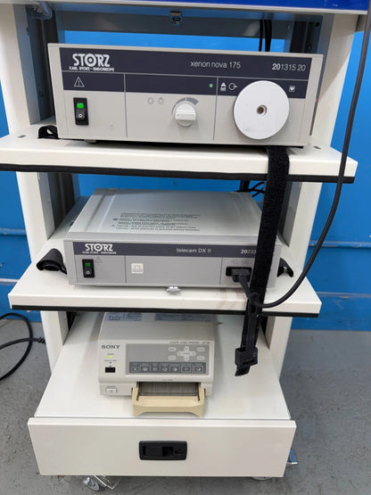 KARL STORZ OfficeKart Endoscope System Xenon Nova 175 Telecam DX II & Printer