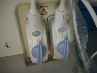 GE LOGIQ 3 Ultrasound System with 2 Transducers E8C and 10Lb