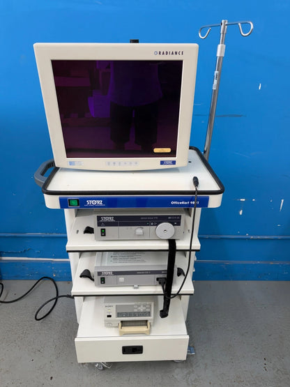 KARL STORZ OfficeKart Endoscope System Xenon Nova 175 Telecam DX II & Printer