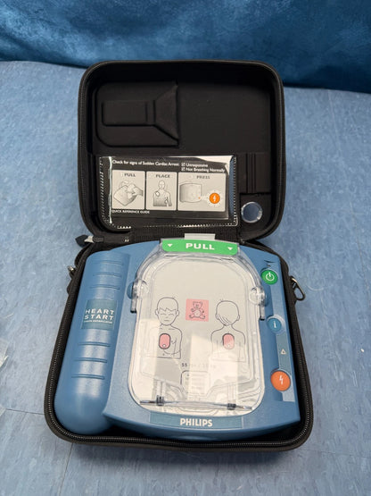 Philips HeartStart HS1 AED Defibrillator with Soft Case & Battery - M5066A