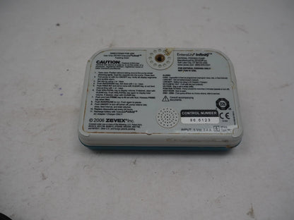 Zevex MOOG EnteraLite Infinity Feeding Pump with AC Charger