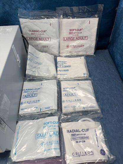 GE Corometrics 250CX Series Maternal Fetal Monitor with 3x New Transducers and Cables