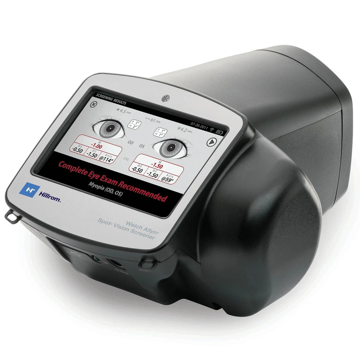 Welch Allyn VS100 Spot Vision Screener with AC Power Adapter, Good Battery, Case and 90 Day Warranty