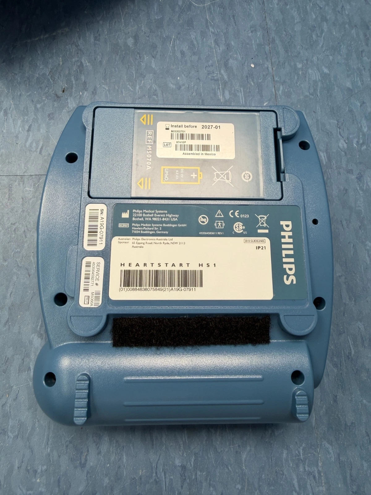 Philips HeartStart HS1 AED Defibrillator with Soft Case & Battery