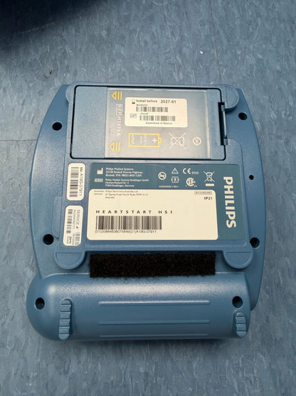 Philips HeartStart HS1 AED Defibrillator with Soft Case & Battery