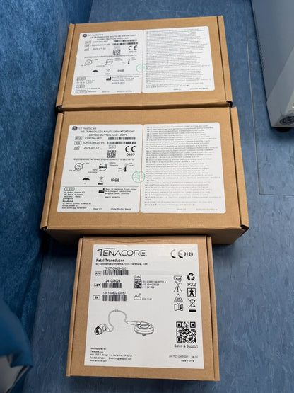 GE Corometrics 250CX Series Maternal Fetal Monitor with 3x New Transducers and Cables