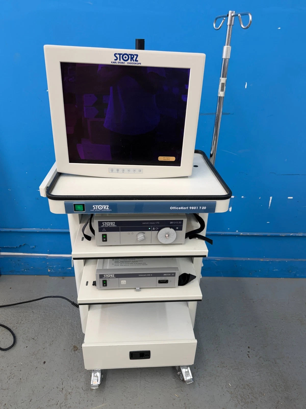 KARL STORZ OfficeKart Endoscope System Xenon Nova 175 Telecam DX II & Display
