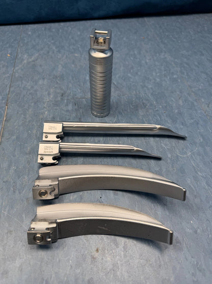 Heine EasyClean LED Laryngoscope with 4 Blades - Ref. F-008.22.822
