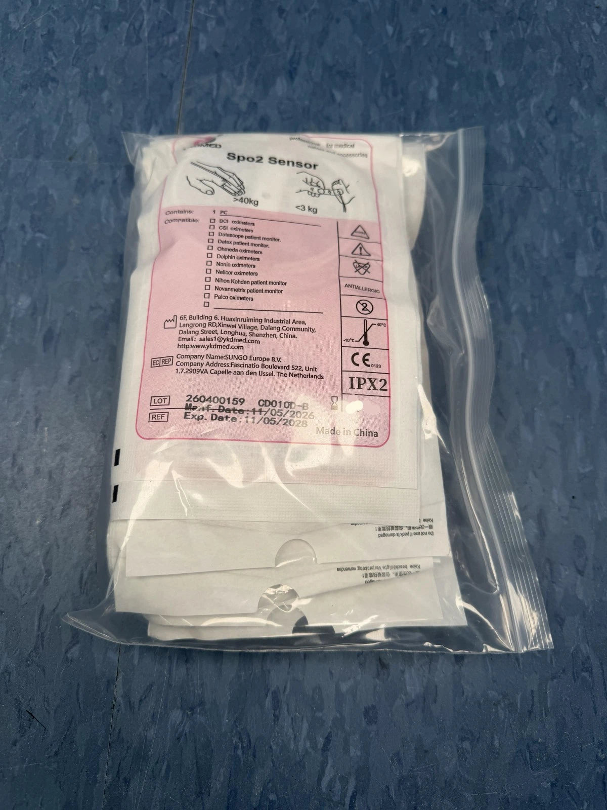 10 Pieces Neonatal Adult Disposable Spo2 Finger Sensor Fits Nellcor Covidien Oximax