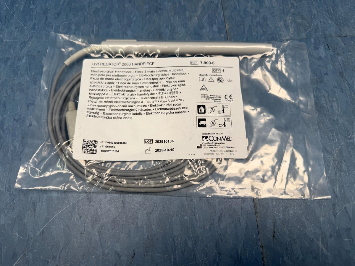 Reusable Foot Control Pencil for Conmed Hyfrecators Ref. 7-900-6 NEW in Bag - 2025