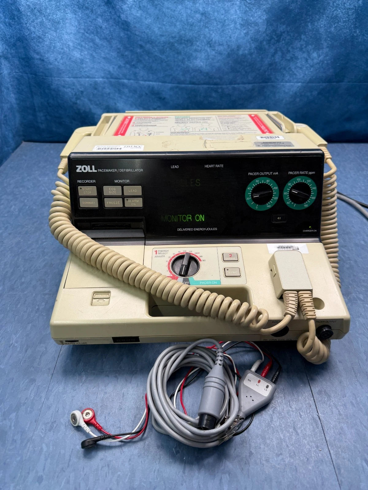 Zoll PD-1200 Defibrillator with EKG Cable - Pacemaker